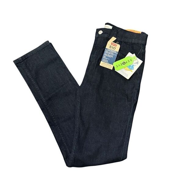 Levi's 510 Skinny Fit Performance Jeans Boys Casual Zip Fly Denim Pants New - Picture 9 of 9